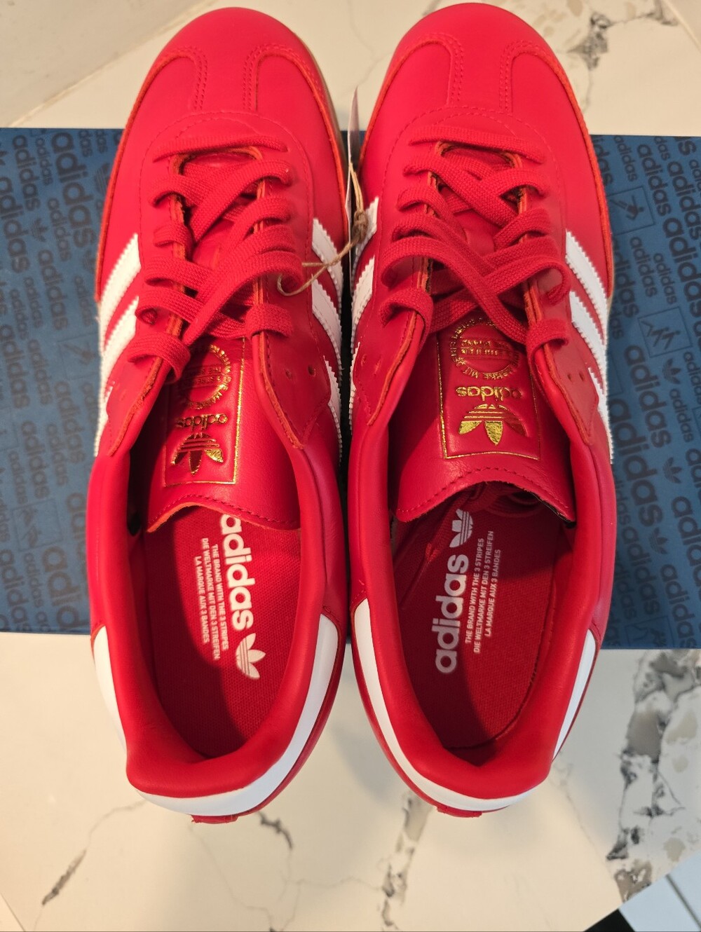 Adidas Samba OG Fourth of July Pack - Scarlet Men's Size 11.5 NWOB - Picture 9 of 11
